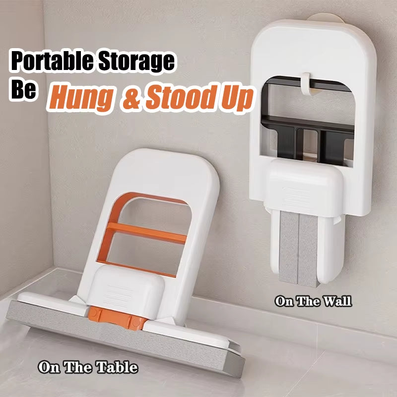 Mini Table Mop Portable Strong Absorbent Cleaning Mop Hand-Held and Hands-Free for Desktop Bathroom Mirror Kitchen Cleaning