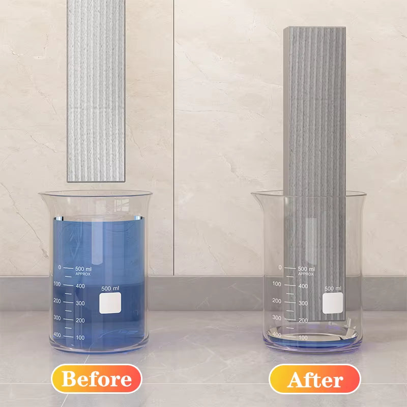 Mini Table Mop Portable Strong Absorbent Cleaning Mop Hand-Held and Hands-Free for Desktop Bathroom Mirror Kitchen Cleaning