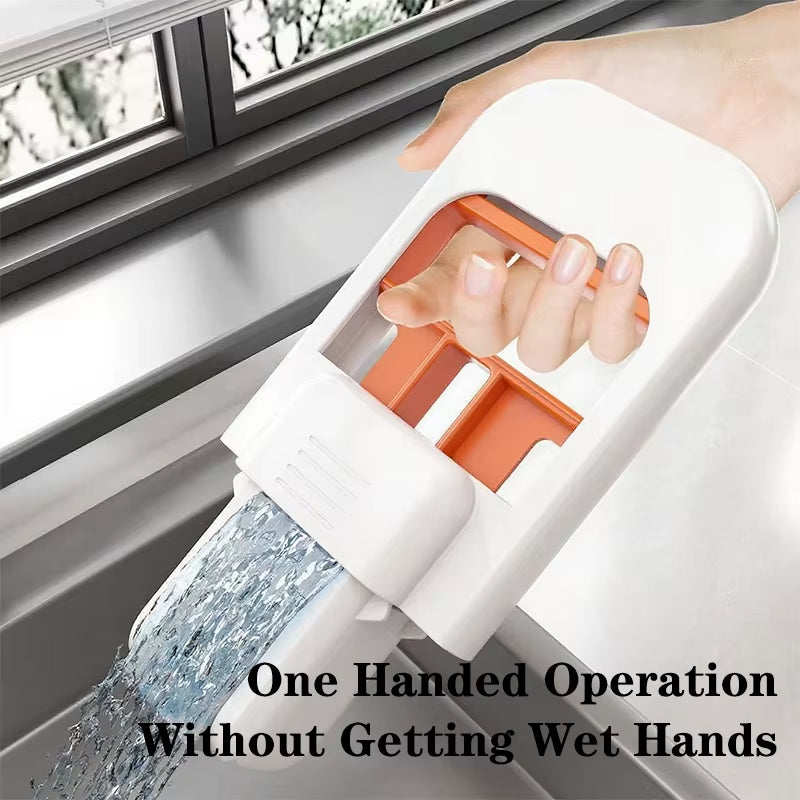 Mini Table Mop Portable Strong Absorbent Cleaning Mop Hand-Held and Hands-Free for Desktop Bathroom Mirror Kitchen Cleaning